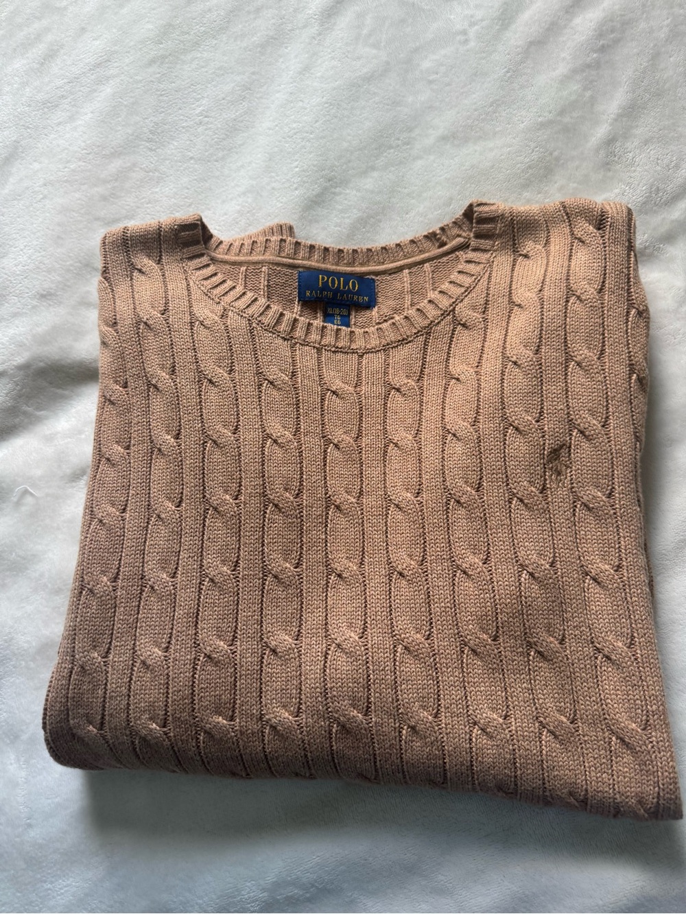 Ralph Lauren Beige Cable-Knit sweater - Picture 2 of 4
